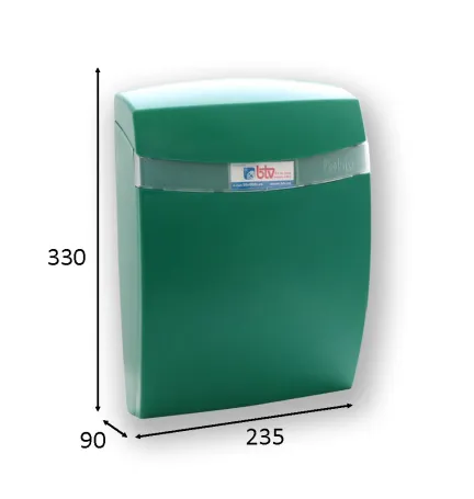 BUZON CORAL VERDE PISTACHO 330 x 235 x 90